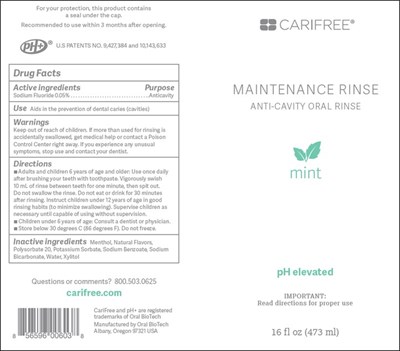 Maintenance Rinse Mint Bottle.jpg Bottle Principle Display Panel - Maintenance Rinse Mint Bottle